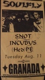 Soulfly / Snot / Incubus / (hed)PE on Aug 11, 1998 [031-small]