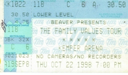 Korn / Rammstein / Ice Cube / Limp Bizkit / Orgy on Oct 22, 1998 [038-small]