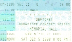 Quicksand / Snapcase / The Deftones on Dec 5, 1998 [046-small]