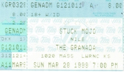 Nile / Nothingface / 8 Degrees / Stuck Mojo on Mar 28, 1999 [056-small]