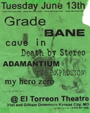 Bane / Cave In / Grade / Death by Stereo / The Explosion / Adamantium / My Hero Zero on Jun 13, 1999 [068-small]
