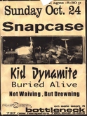 Not Waving But Drowning / Kid Dynamite / Buried Alive / Snapcase on Oct 24, 1999 [099-small]