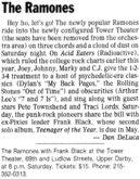 Ramones / Frank Black on Apr 2, 1994 [241-small]