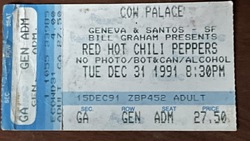 Red Hot Chili Peppers / Pearl Jam / Nirvana on Dec 31, 1991 [370-small]