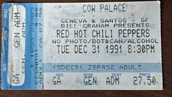 Red Hot Chili Peppers / Nirvana / Pearl Jam on Dec 31, 1991 [370-small]