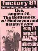 Mudvayne / Factory 81 / Relative Ash on Aug 26, 2000 [510-small]