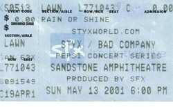 Styx / Bad Company on May 13, 2001 [547-small]