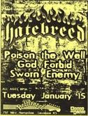 God Forbid / Sworn Enemy / Poison the Well / Hatebreed on Jan 15, 2002 [593-small]