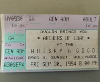 Archers of Loaf / Lifter / Lutefish on Sep 30, 1994 [613-small]