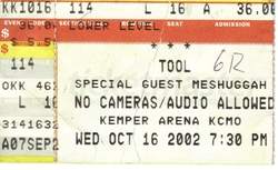 Tool / Meshuggah on Oct 16, 2002 [668-small]