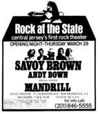 savoy brown / Andy Bown / Mandrill on Mar 29, 1973 [670-small]