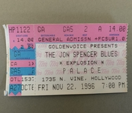 The Jon Spencer Blues Explosion / R. L. Burnside on Nov 22, 1996 [867-small]