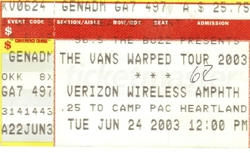 Vans Warped Tour 2003 on Jun 24, 2003 [868-small]