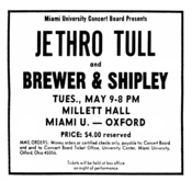 Jethro Tull / Brewer & Shipley on May 9, 1973 [871-small]