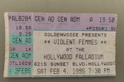 Violent Femmes / Possum Dixon on Feb 4, 1995 [884-small]
