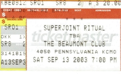 The Esoteric / Full Blown Chaos / Superjoint Ritual on Sep 13, 2003 [889-small]