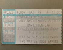 Unwritten Law on Mar 22, 2002 [903-small]