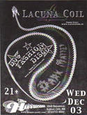 Lacuna Coil / Dog Fashion Disco / Dark Matter on Dec 3, 2003 [914-small]