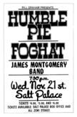 Humble Pie / Foghat / James Montgomery Band on Nov 21, 1973 [988-small]
