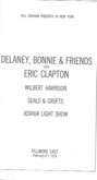 Delaney, Bonnie, and Friends with Eric Clapton / Wilbert Harrison / Seals and Crofts on Feb 7, 1970 [675-small]