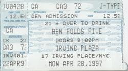 Ben Folds Five / Komeda on Apr 28, 1997 [914-small]