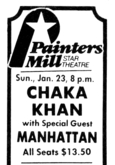 Chaka Kahn / Manhattan on Jan 23, 1983 [974-small]