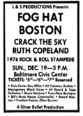 Foghat / Boston / Crack The Sky / Ruth Copeland on Dec 19, 1976 [075-small]