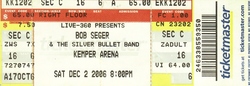 Eric Church / Bob Seger & The Silver Bullet Band on Dec 2, 2006 [226-small]