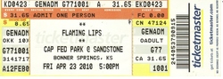 The Flaming Lips / Minus the Bear / White Rabbits / The Dead Weather / Stardeath and White Dwarfs / Ettes on Apr 23, 2010 [244-small]