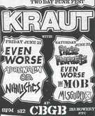 Kraut / Even Worse / Adrenalin O.D. / Nihilistics on Jun 21, 2002 [290-small]