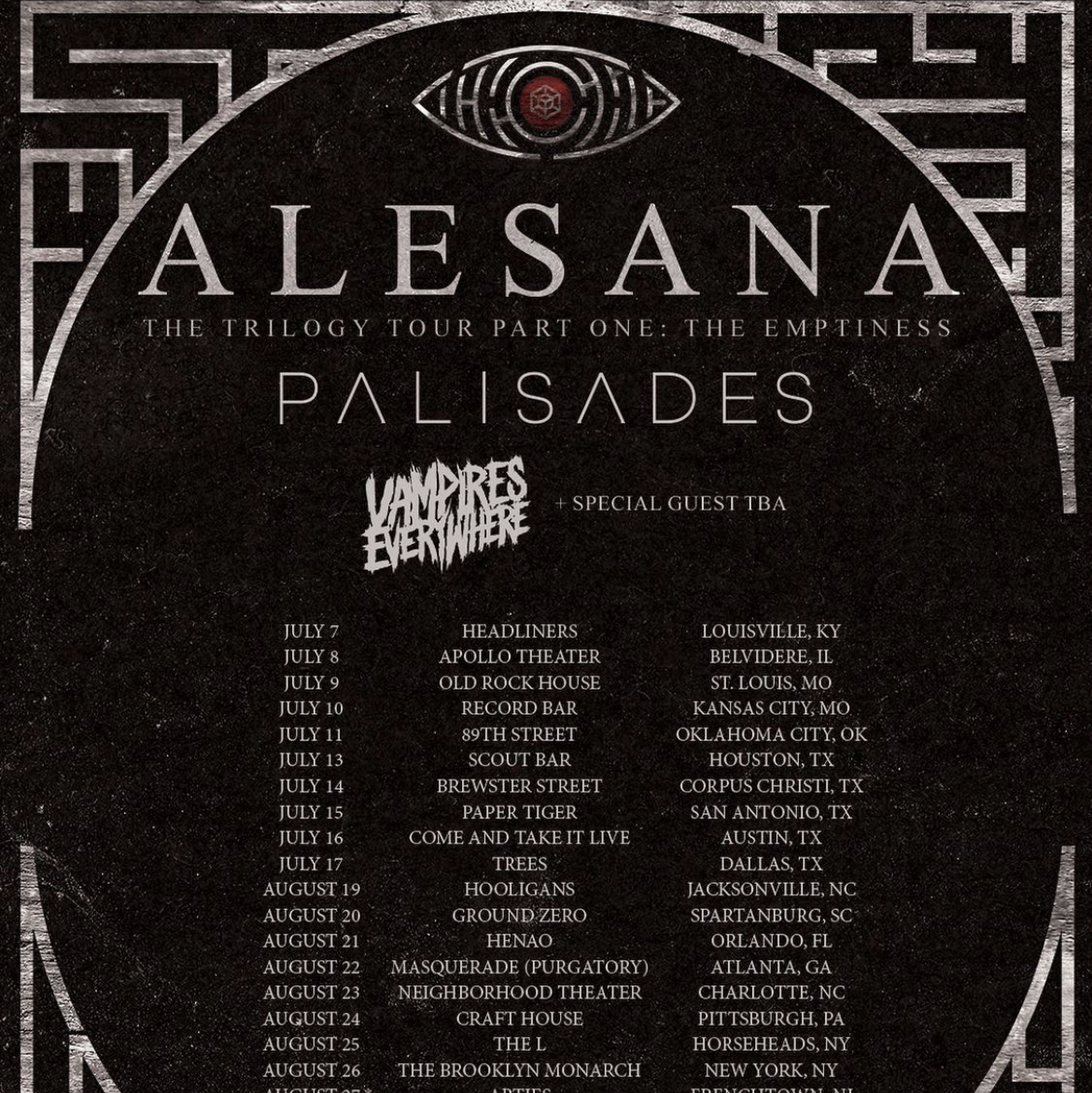 Our Sorrows Concert & Tour History | Concert Archives