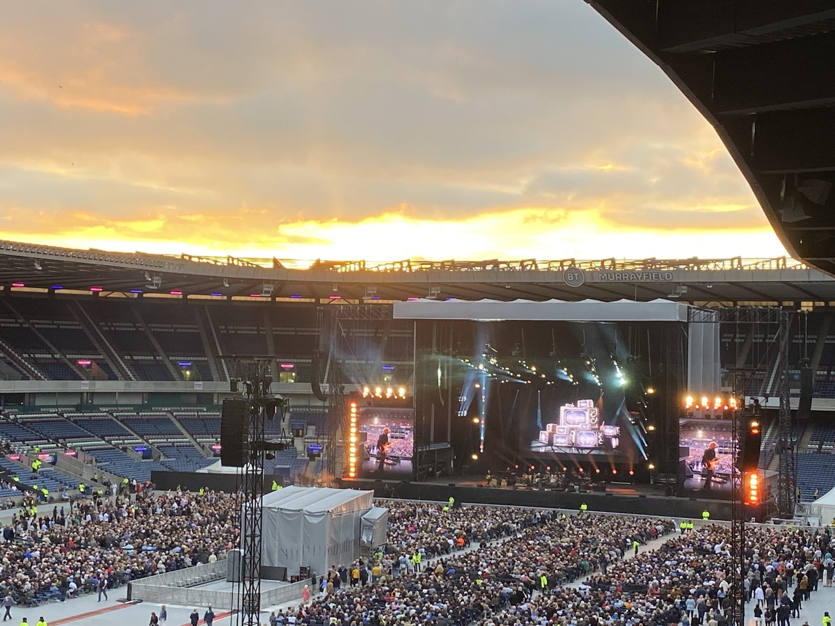 Concert History of BT Murrayfield Stadium Edinburgh, Scotland, United ...