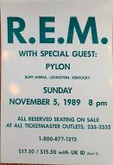 R.E.M. / Pylon  on Nov 5, 1989 [036-small]