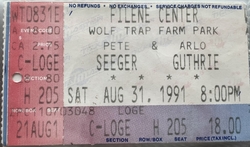 Pete Seeger & Arlo Guthrie on Aug 31, 1991 [327-small]