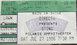 Sting / Lyle lovett on Jul 27, 1996 [336-small]
