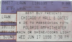 Chicago / Daryl Hall & John Oates on Jun 17, 1998 [358-small]