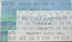 Heart featuring Ann Wilson / Evan and Jaron on Jul 8, 1998 [360-small]