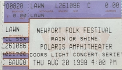 Louden Wainwright III / Bela Fleck and the Flecktones / Joan Baez / Nanci Griffith / John Hiatt on Aug 20, 1998 [372-small]