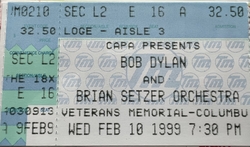 Bob Dylan / Brian Setzer Orchestra on Feb 10, 1999 [387-small]