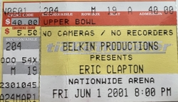 Eric Clapton / Doyle Bramhall II & Smokestack on Jun 1, 2001 [544-small]