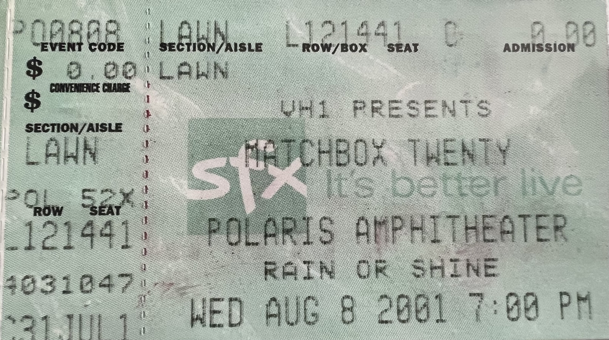 Matchbox Twenty Concert & Tour History (Updated for 2022 2023