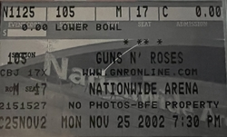 Guns N’ Roses  / Mixmaster Mike / CKY on Nov 25, 2002 [672-small]