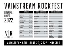 Running Order (final), Vainstream Rockfest 2022 on Jun 25, 2022 [755-small]