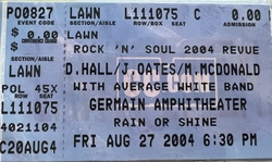 Daryl Hall & John Oates / Michael McDonald / Average White Band on Aug 27, 2004 [882-small]
