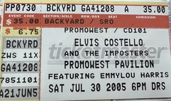 Elvis Costello and the Imposters / Emmylou Harris / Larry Campbell on Jul 30, 2005 [903-small]