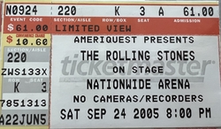 The Rolling Stones / Beck on Sep 24, 2005 [909-small]