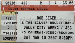 Bob Seger & The Silver Bullet Band / Steve Azar on Mar 10, 2007 [957-small]