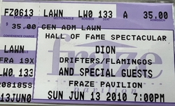 Dion / Shirley Alston Reeves / The Drifters with Charlie Thomas / The Flamingos with Terry Johnson / The Soul Stirrers with Willie Rogers on Jun 13, 2010 [034-small]