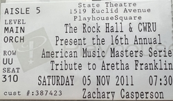 Aretha Franklin / Ms. Lauryn Hill / Chaka Khan / Dennis Edwards / Cissy Houston / Bernard Purdie / Spooner Oldham / Twinkie Clark / Ron Isley / Carla Cook / Kris Bowers / Melinda Doolittle / Jerry Butler / Mike Farris on Nov 5, 2011 [070-small]