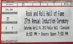 Rock and Roll Hall of Fame 27th Annual Induction Ceremony on Apr 14, 2012 [077-small]